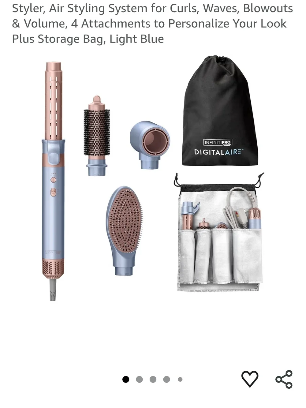 INFINITIPRO by Conair DigitalAIRE Light Blue Multi Hair Styler
